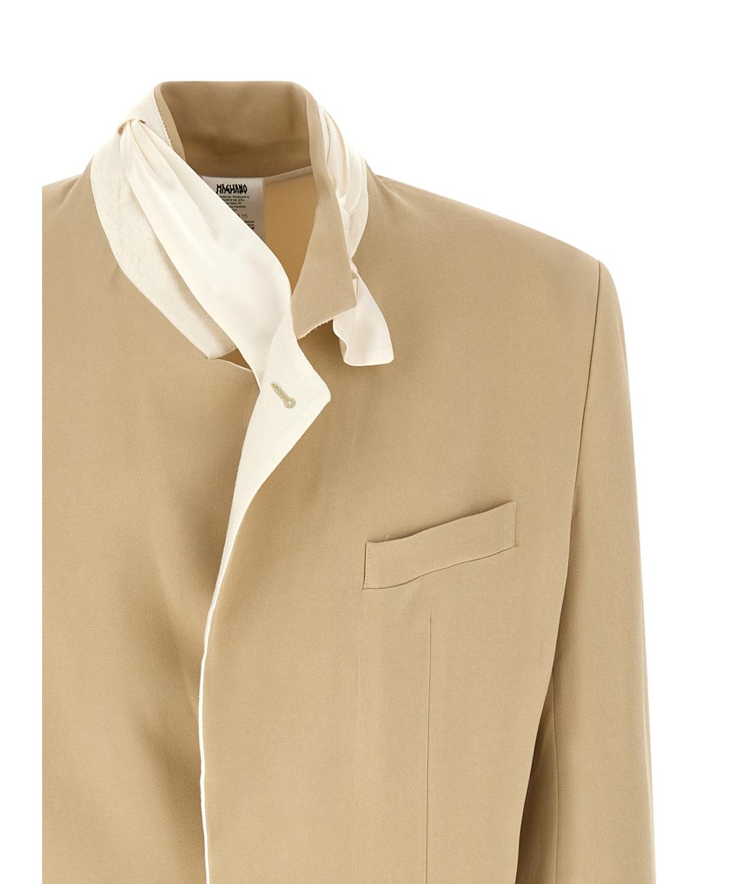 MAGLIANO Бежевый вискозный пиджак, фото 3