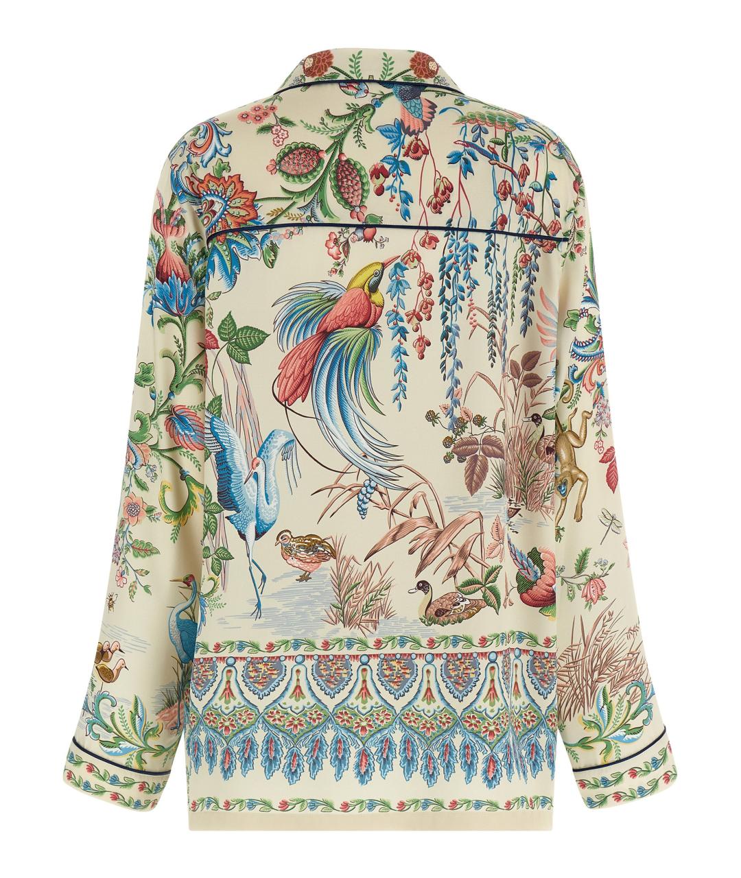 ETRO Мульти полиэстеровая рубашка, фото 2