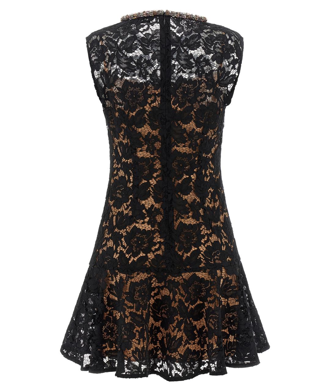 SELF-PORTRAIT Черное полиамидовое коктейльное платье, фото 2