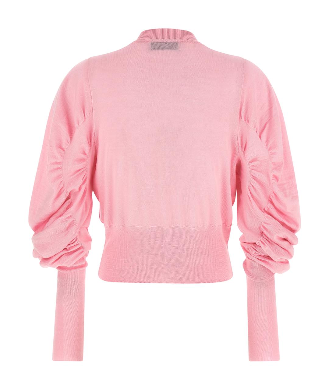 VIVIENNE WESTWOOD Розовый шерстяной кардиган, фото 2