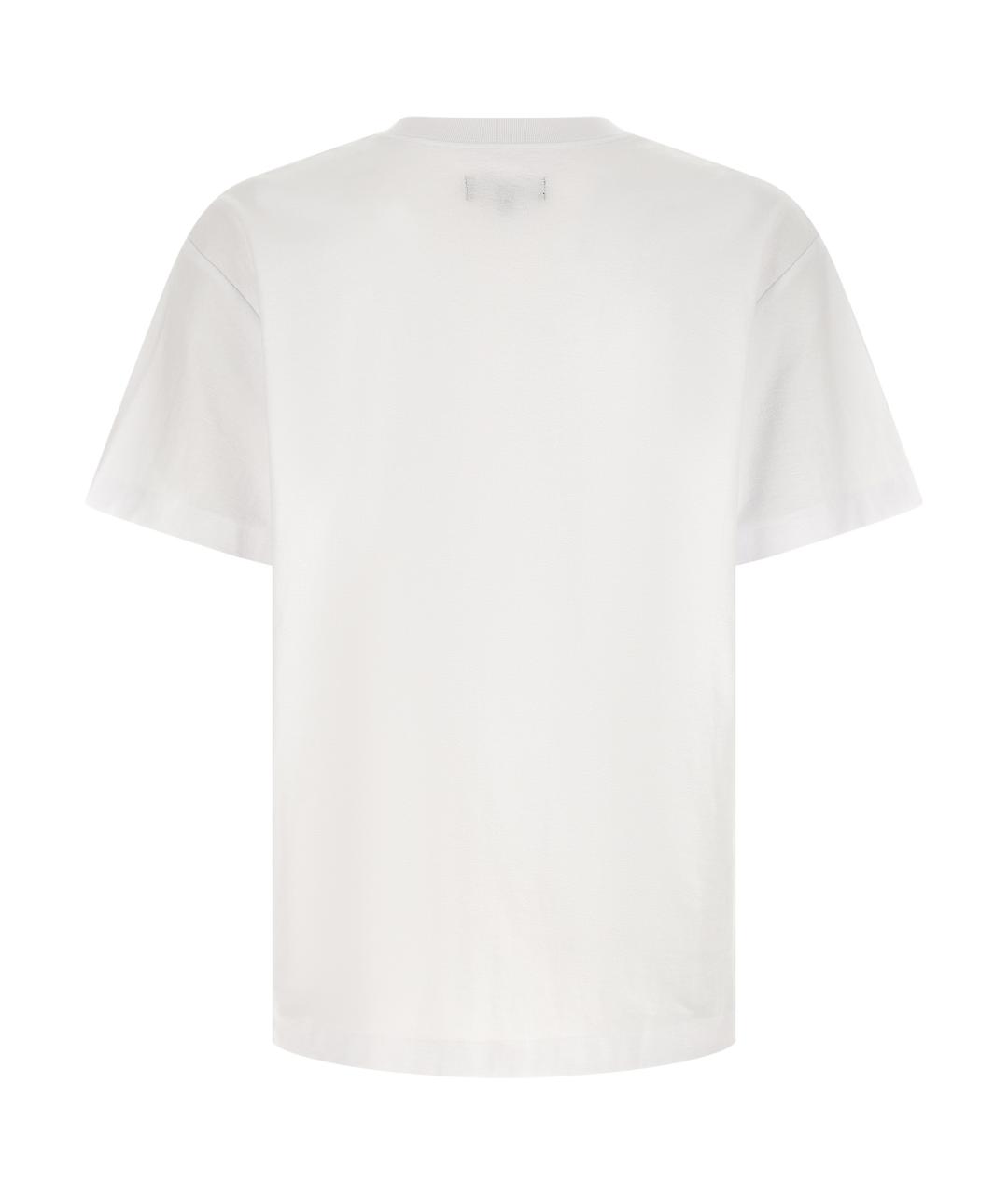 PURPLE Белая хлопковая футболка, фото 2