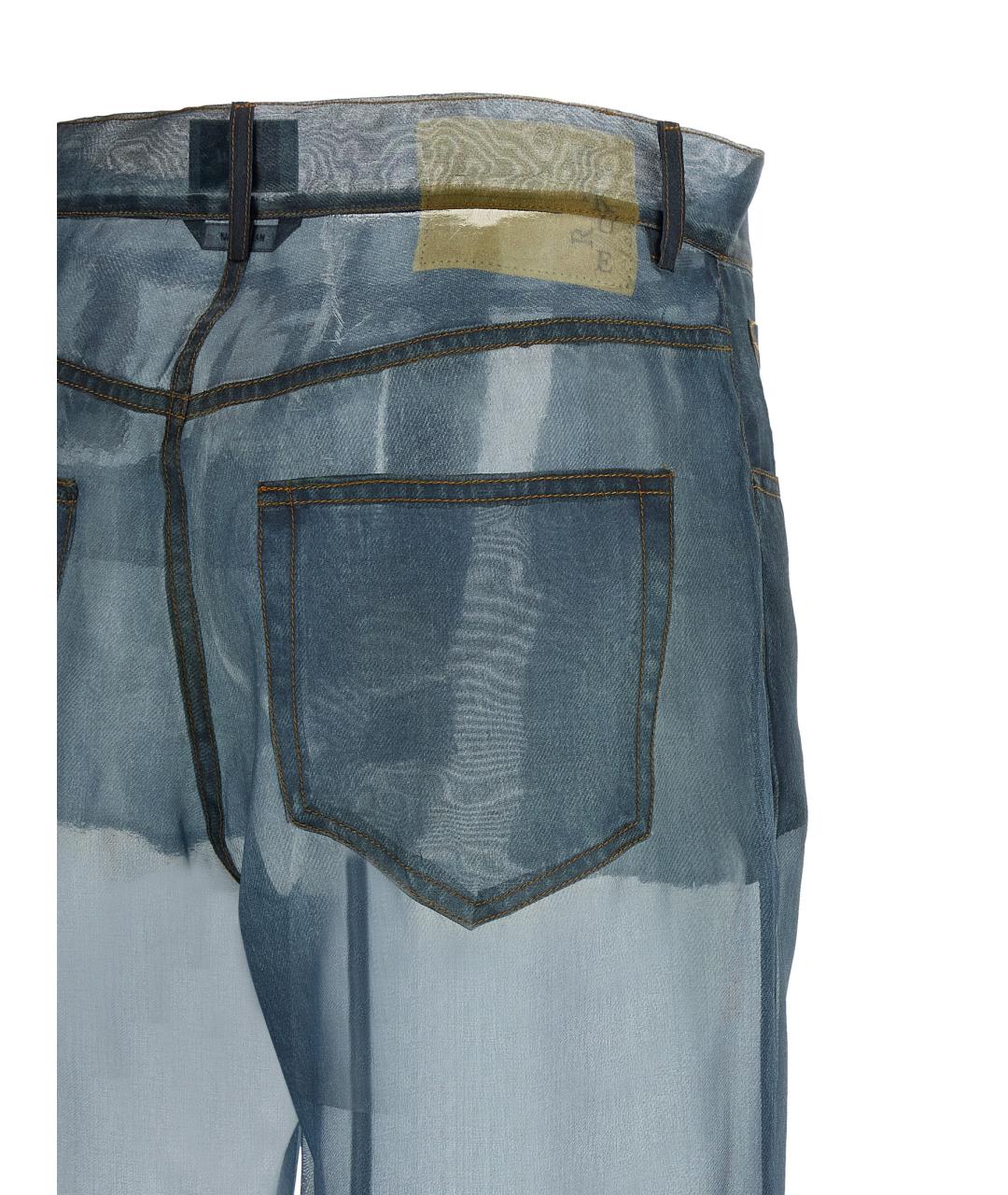 HAIKURE Синие прямые джинсы, фото 4