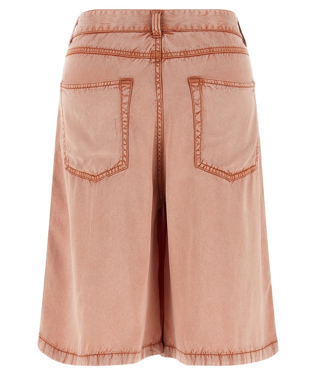 DIESEL Розовые вискозные шорты, фото 2