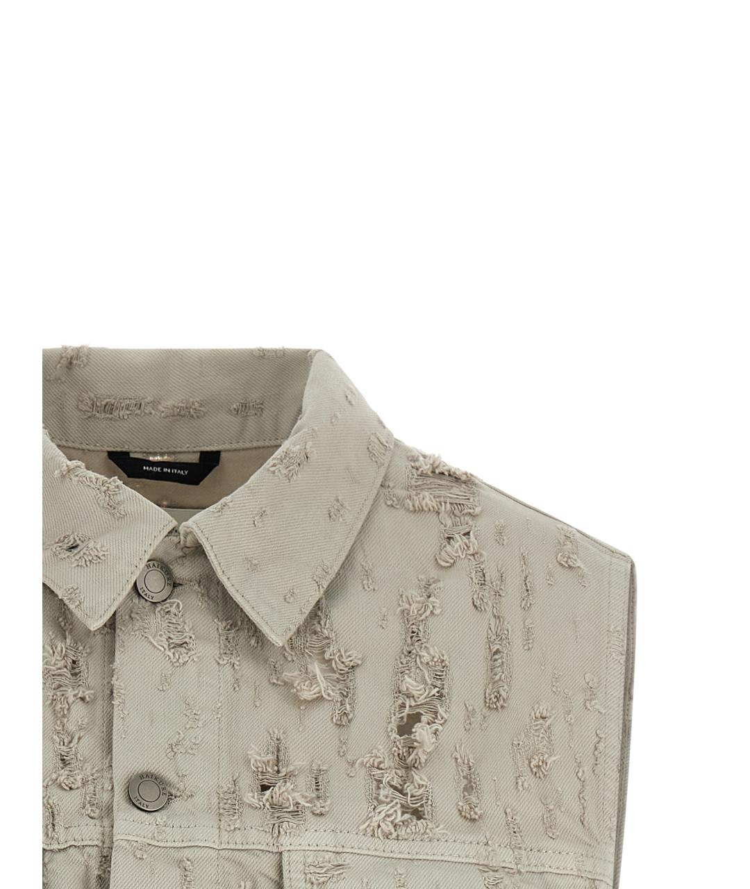 HAIKURE Серый хлопковый жилет, фото 3