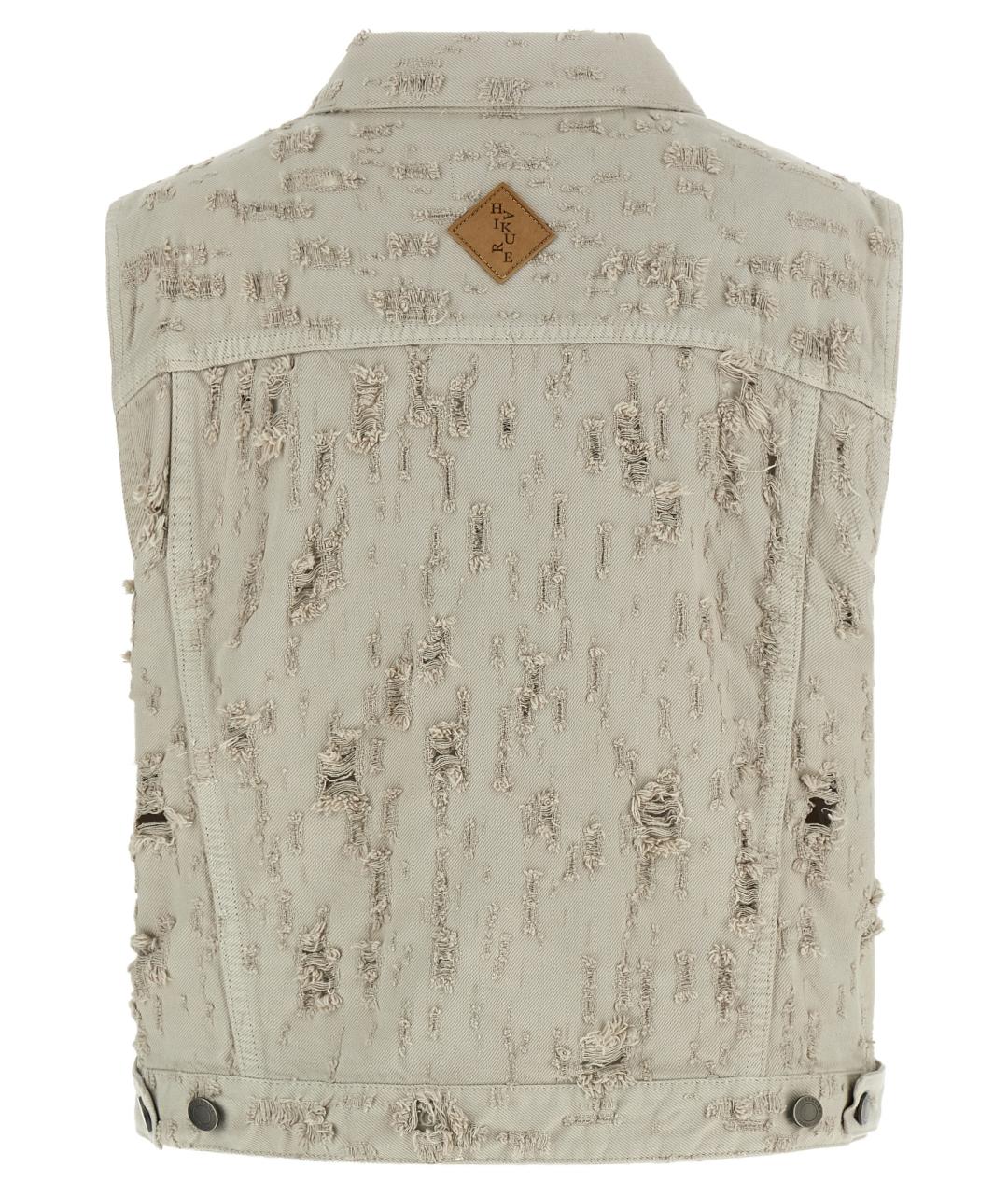 HAIKURE Серый хлопковый жилет, фото 2