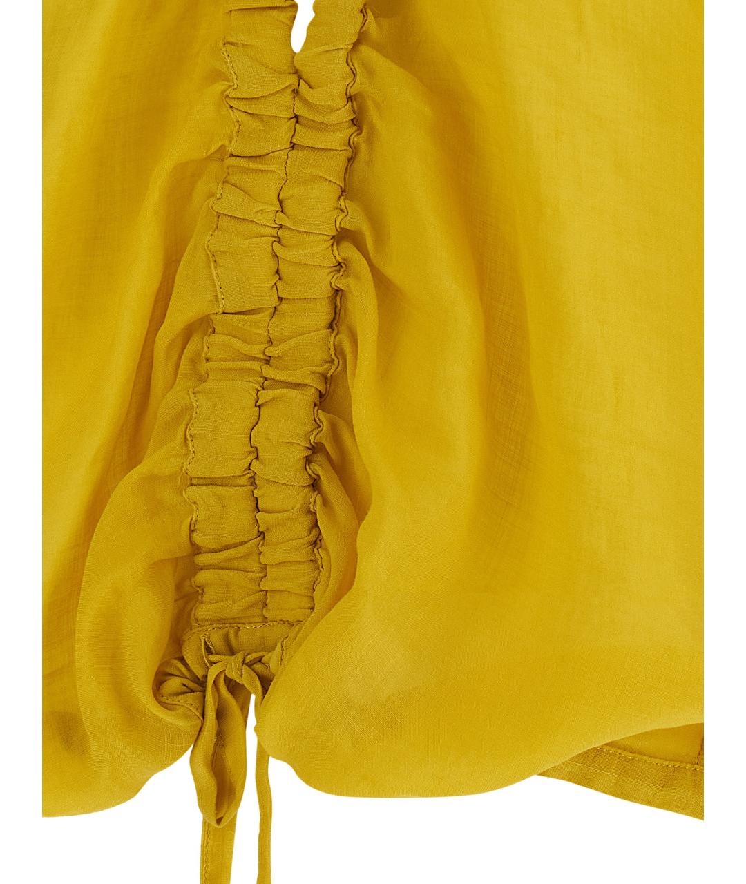 NUDE Желтая блузы, фото 4