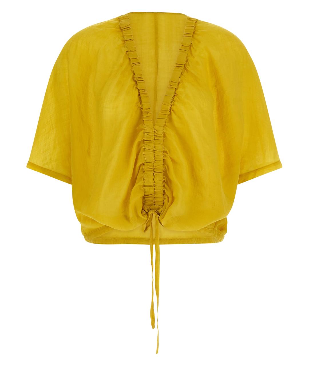 NUDE Желтая блузы, фото 1