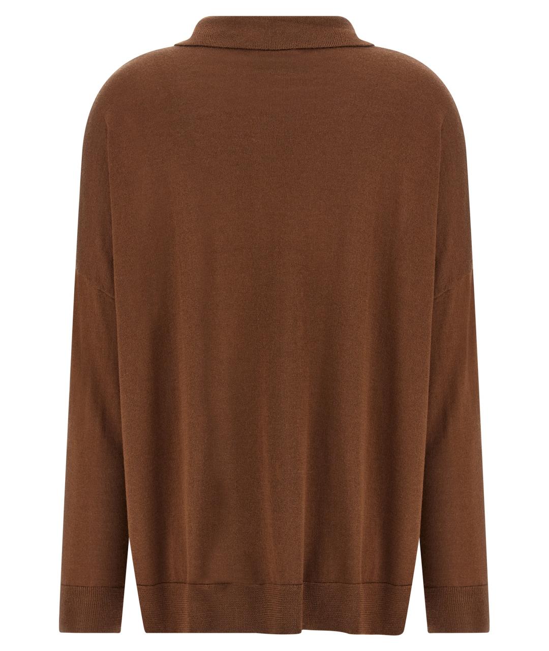 BE YOU Коричневый кашемировый кардиган, фото 2