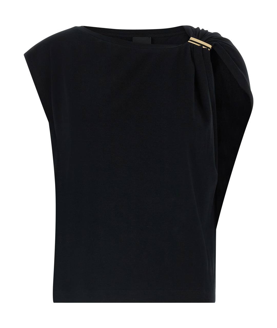 PINKO Черная хлопковая блузы, фото 1