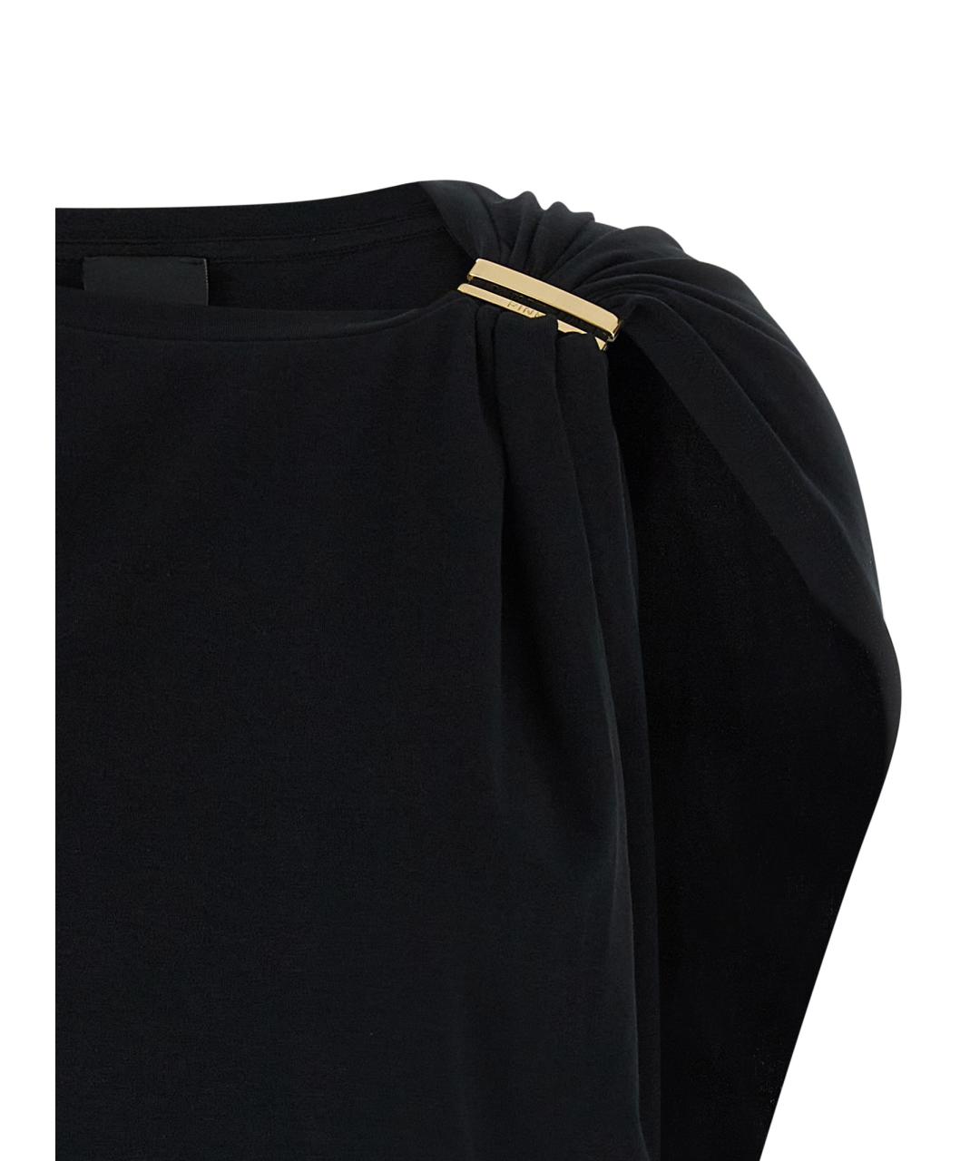 PINKO Черная хлопковая блузы, фото 3