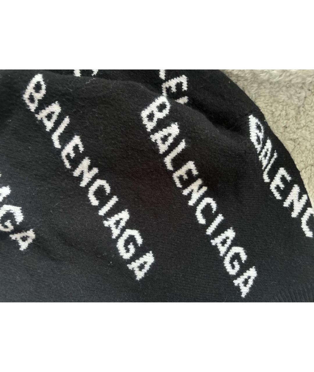 BALENCIAGA Черный шерстяной джемпер / свитер, фото 5