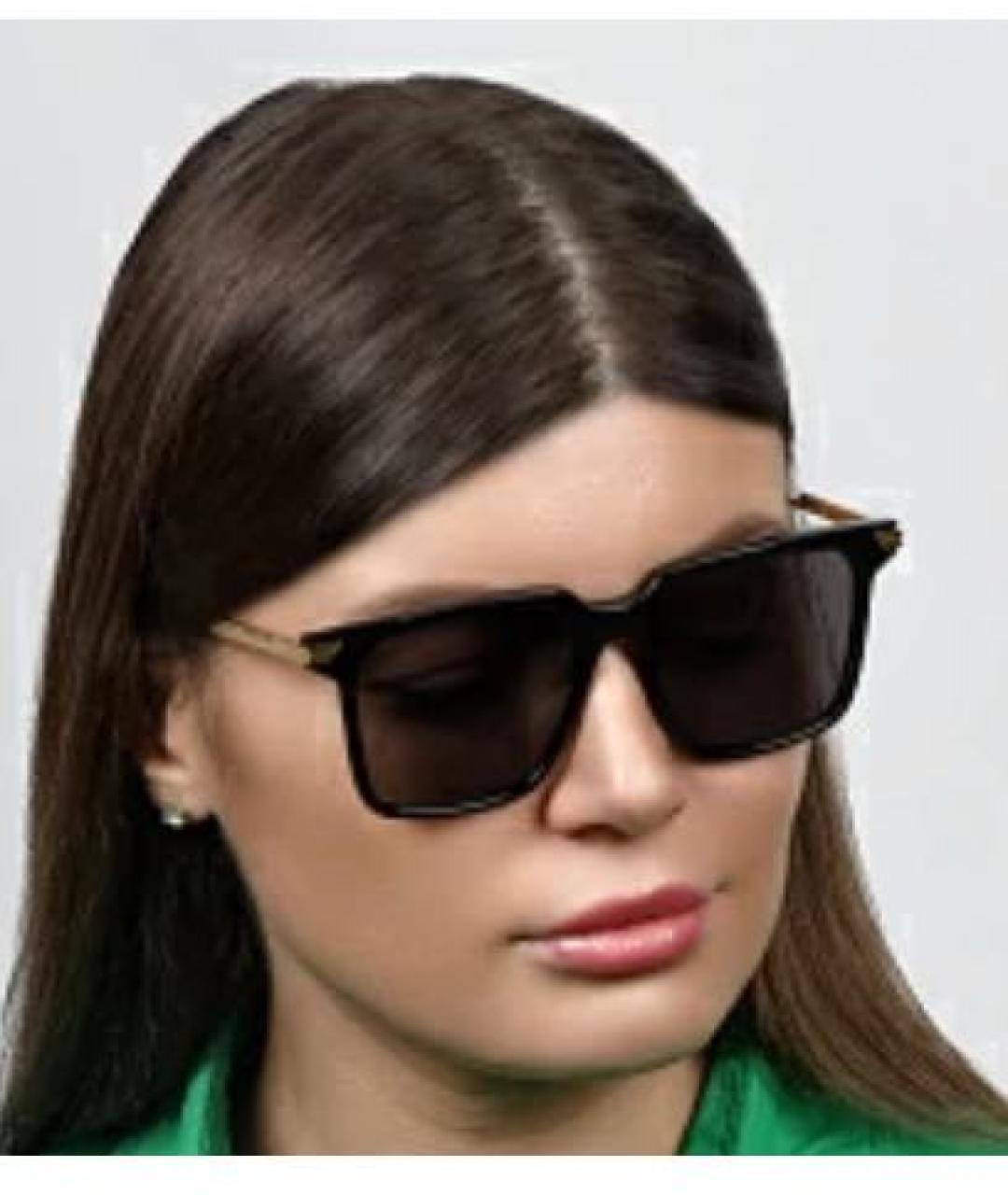 BOTTEGA VENETA Темно-синие пластиковые солнцезащитные очки, фото 6