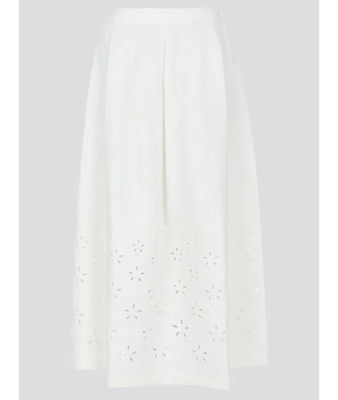 CHLOE Бежевая полиэстеровая юбка миди, фото 4