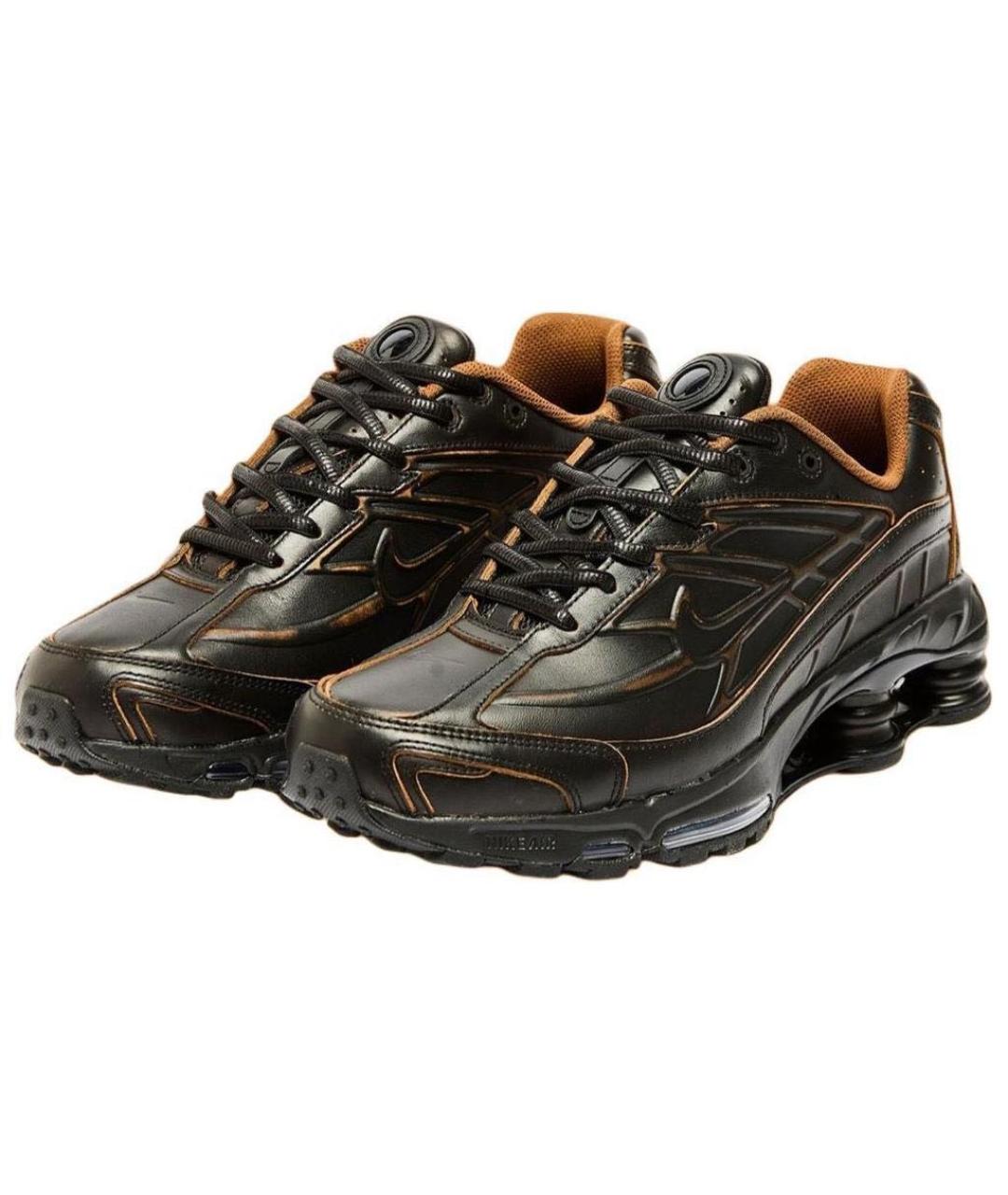 NIKE Черные кожаные кроссовки, фото 2