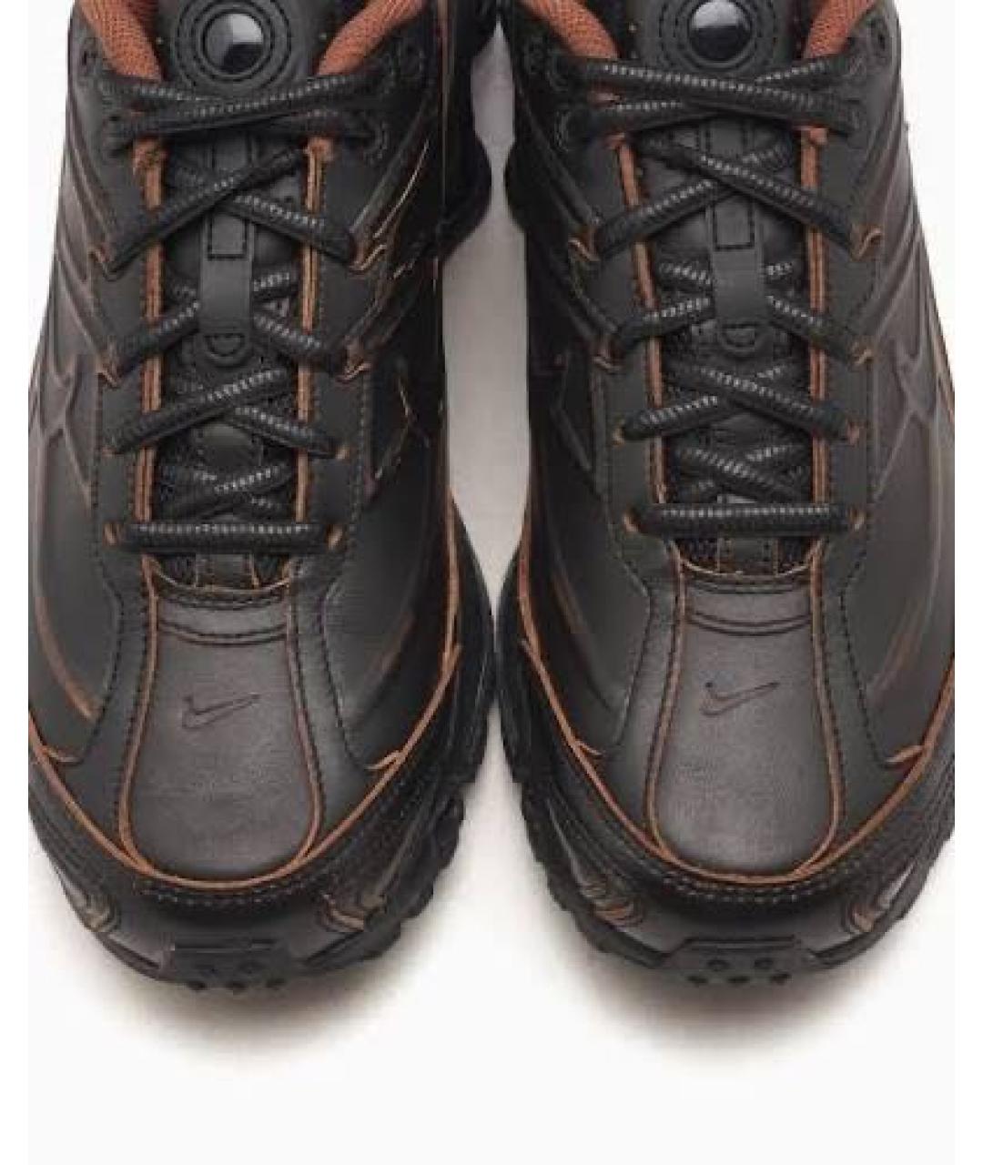 NIKE Черные кожаные кроссовки, фото 6