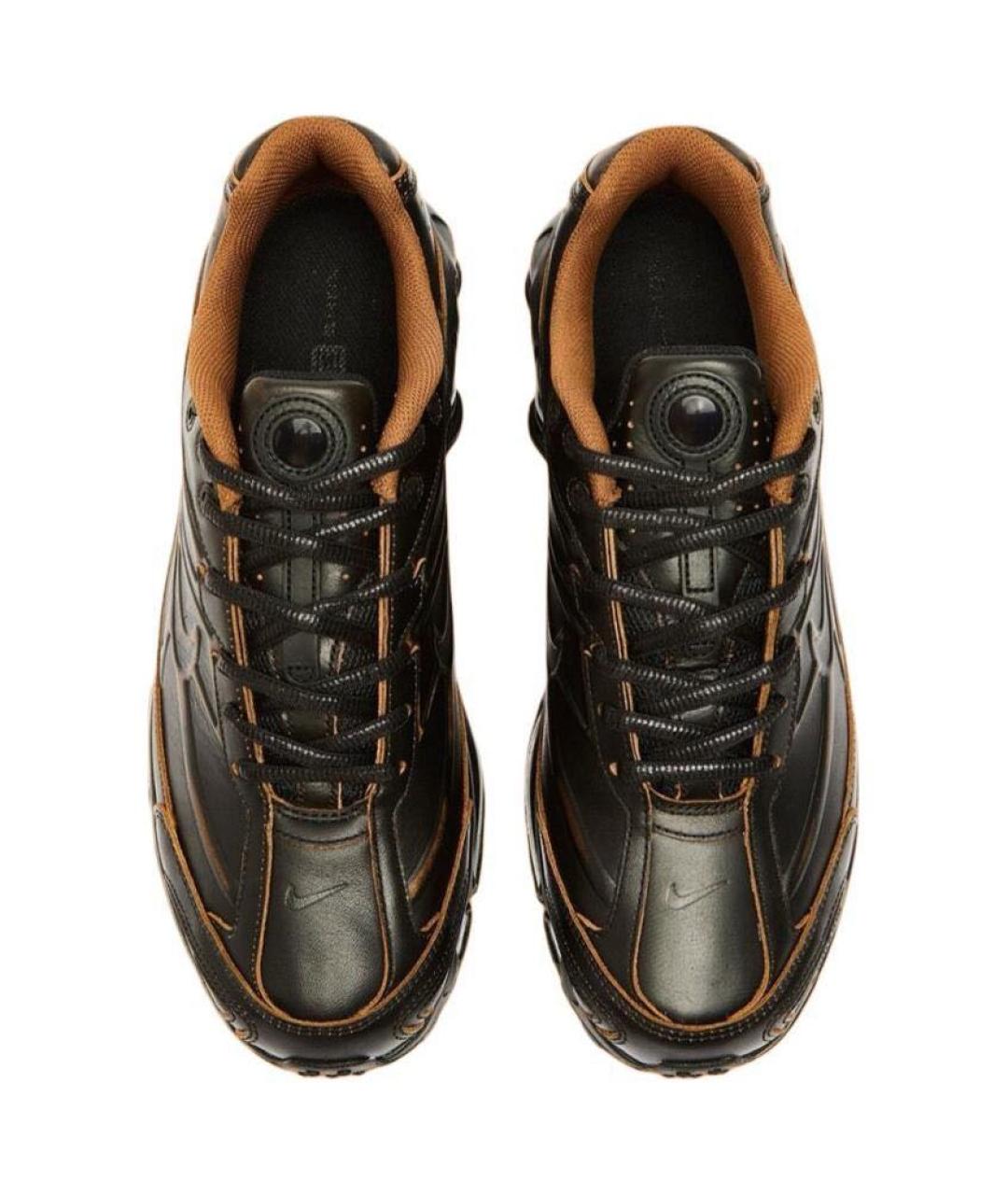 NIKE Черные кожаные кроссовки, фото 3