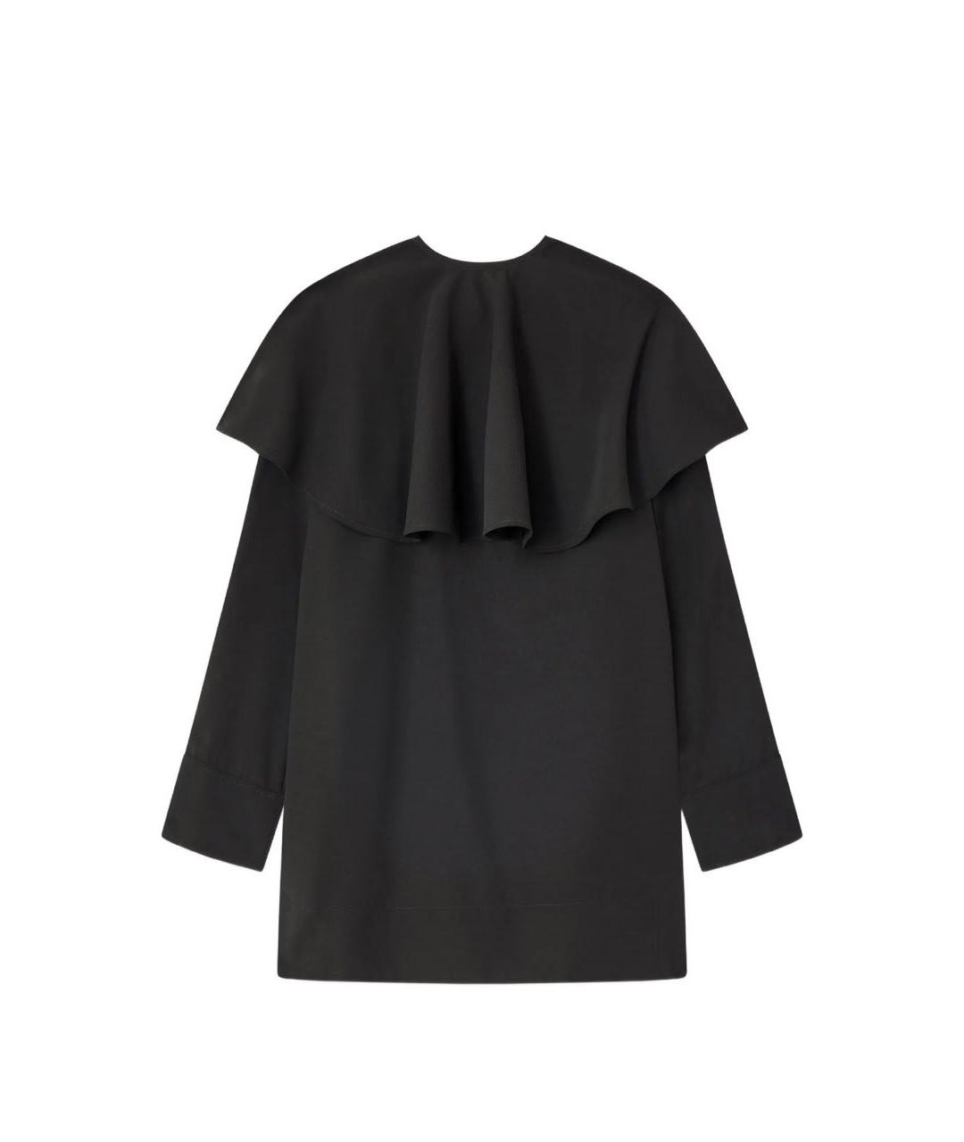 GANNI Черное полиэстеровое повседневное платье, фото 1