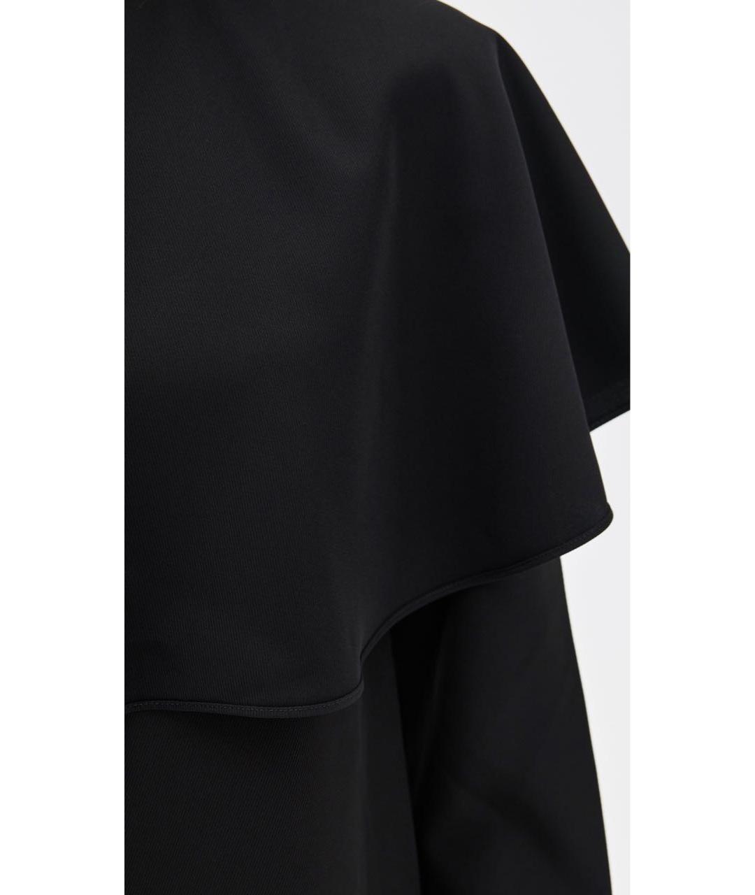 GANNI Черное полиэстеровое повседневное платье, фото 3
