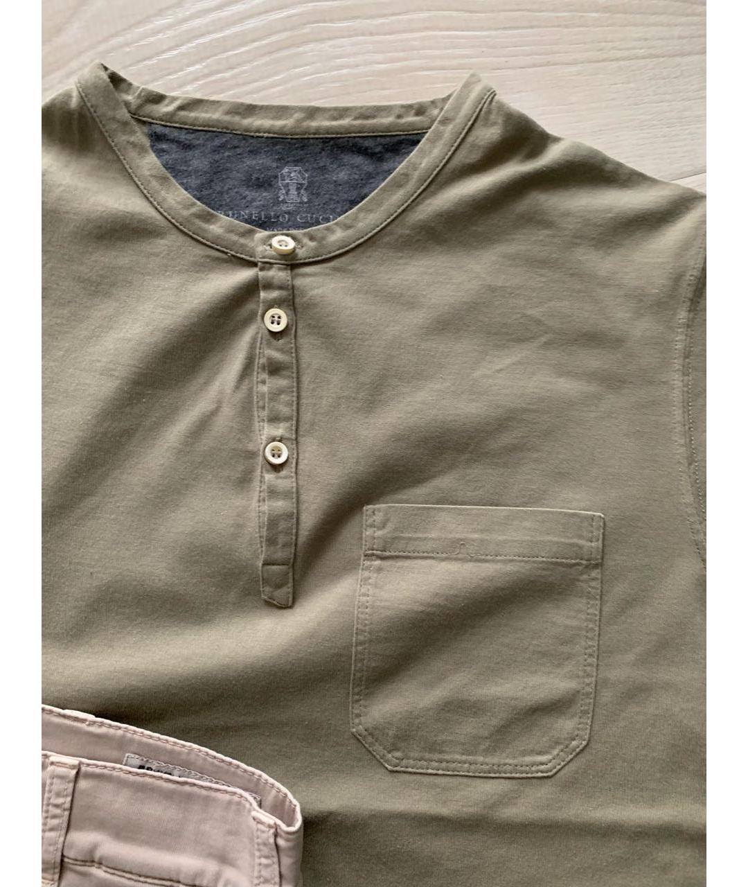 BRUNELLO CUCINELLI Бежевый хлопковый комплект, фото 4