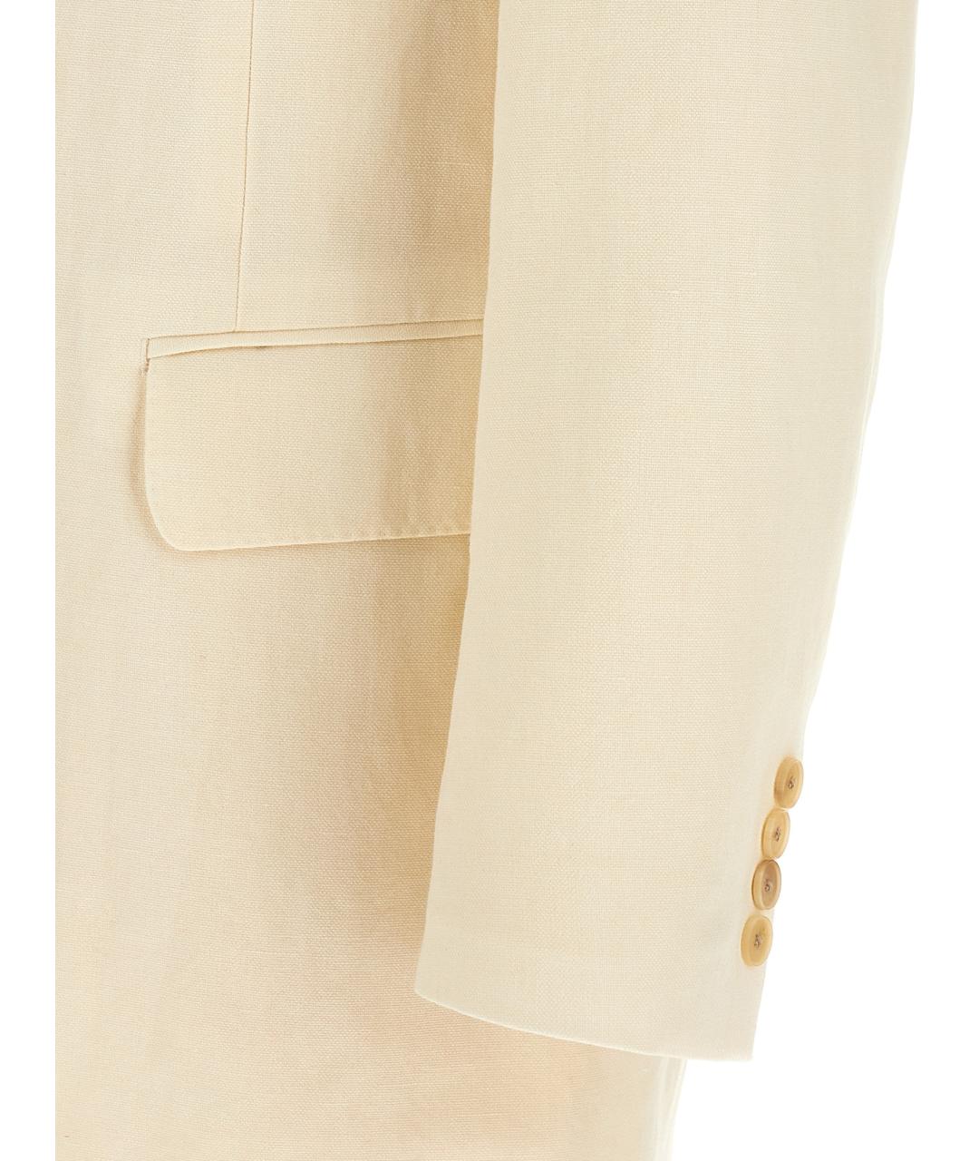 AURALEE Белый шерстяной пиджак, фото 4