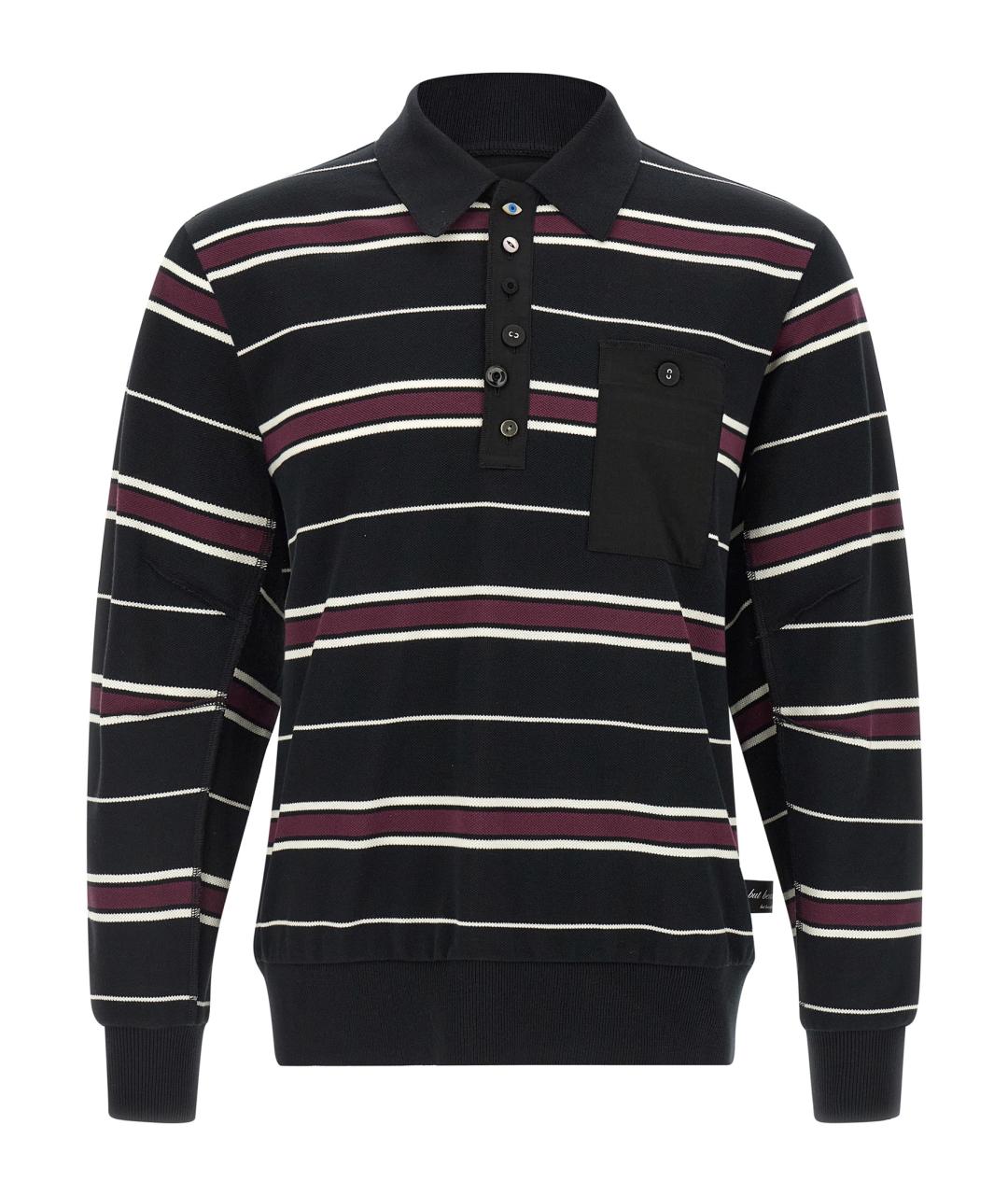 UNDERCOVER Мульти хлопковое поло с длинным рукавом, фото 1