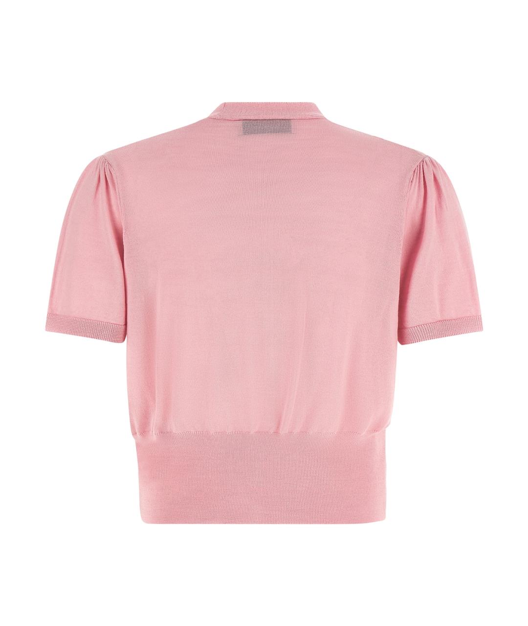 VIVIENNE WESTWOOD Розовый шерстяной джемпер / свитер, фото 2