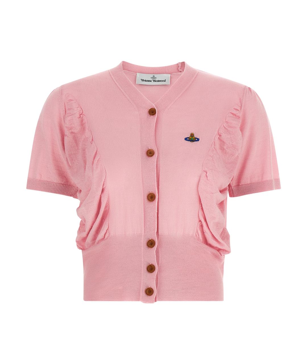 VIVIENNE WESTWOOD Розовый шерстяной джемпер / свитер, фото 1