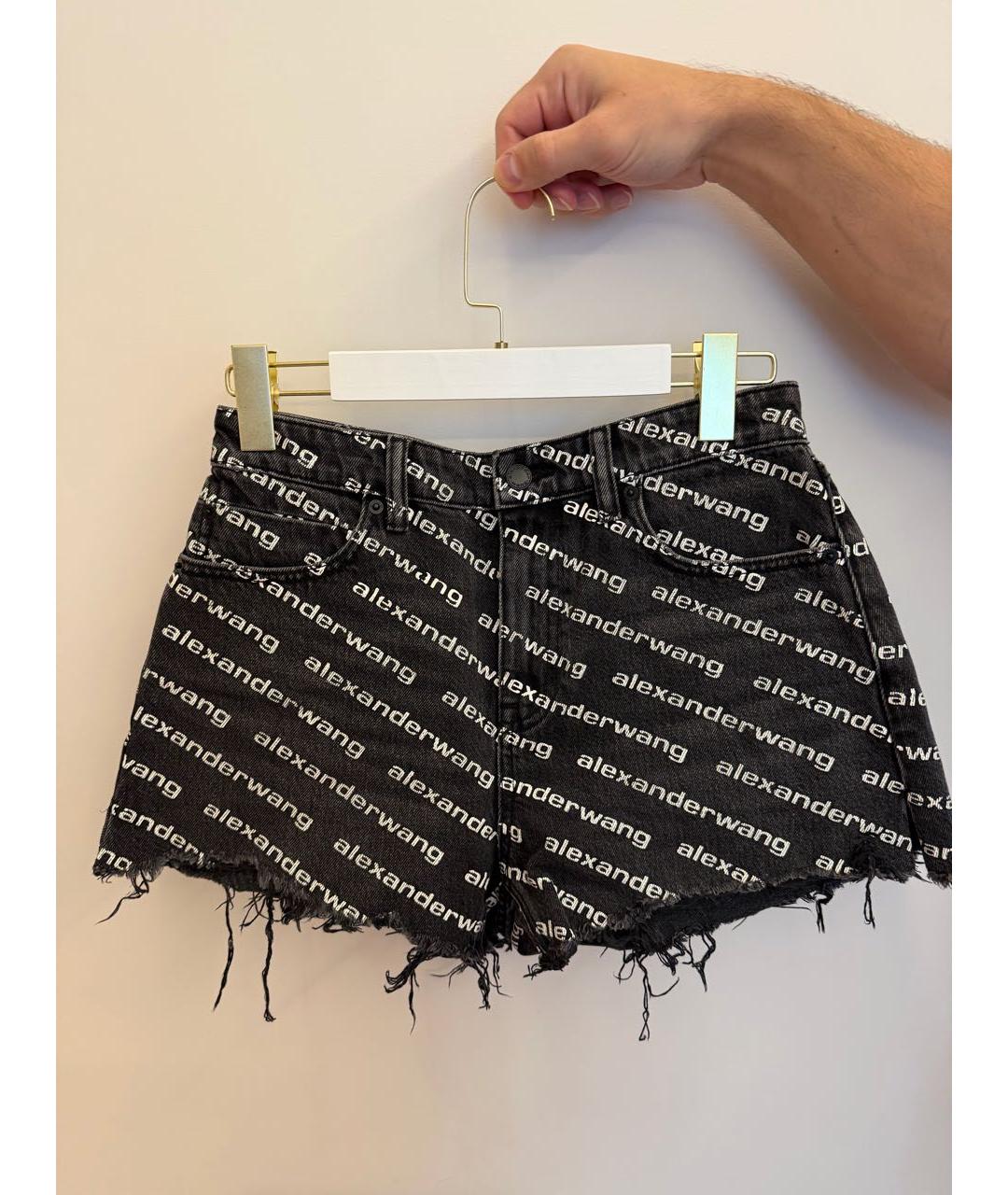 ALEXANDER WANG Черные деним шорты, фото 6