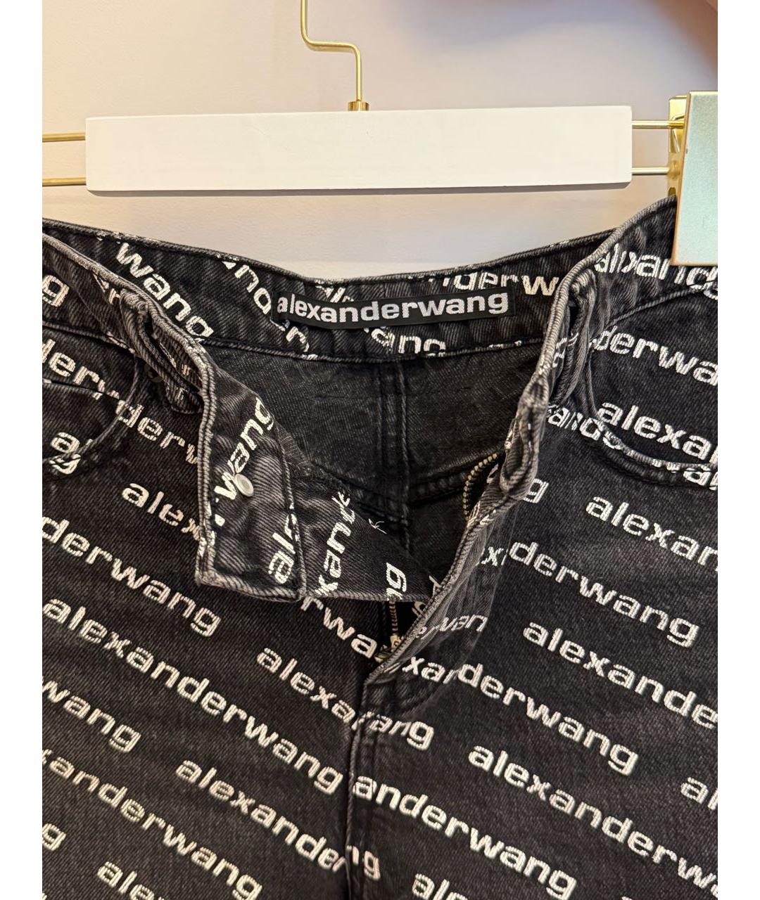 ALEXANDER WANG Черные деним шорты, фото 4