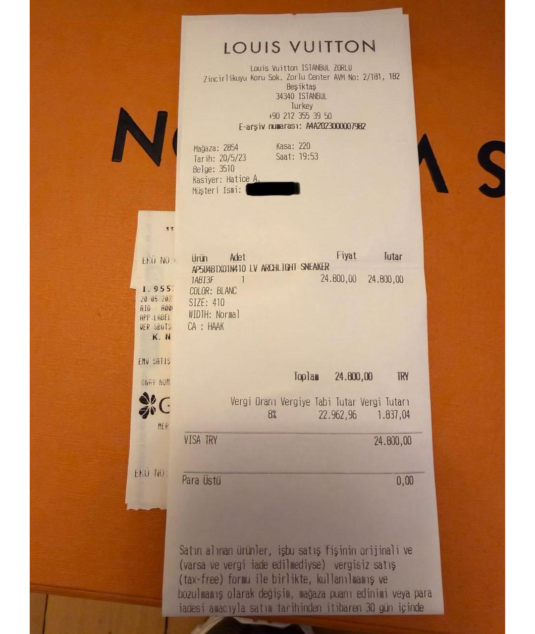 LOUIS VUITTON Серые кожаные низкие кроссовки / кеды, фото 8