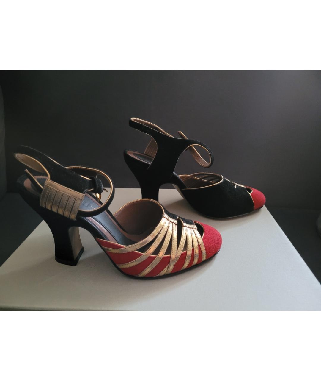 MARNI Черные замшевые туфли, фото 5