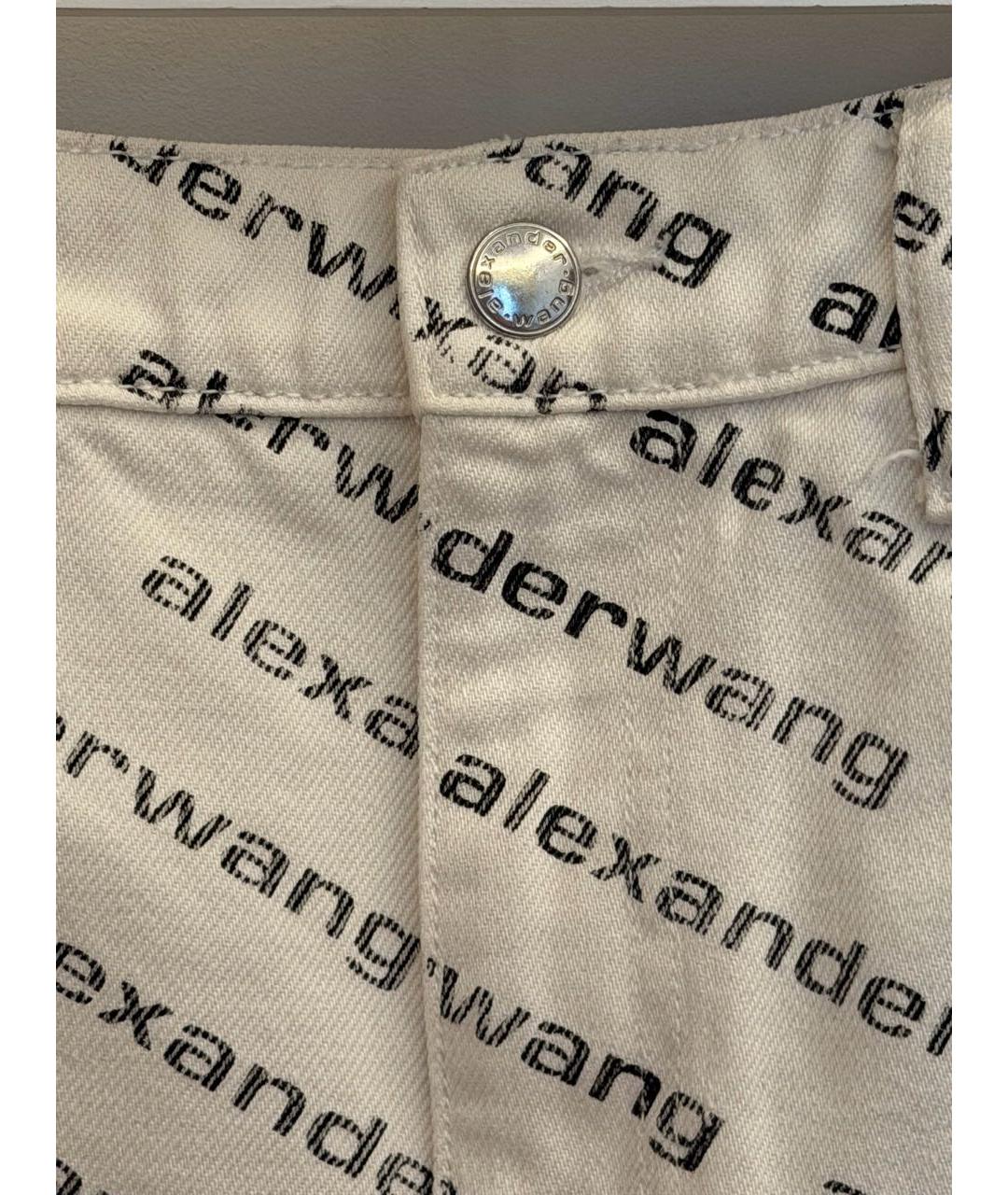 ALEXANDER WANG Белые деним шорты, фото 2