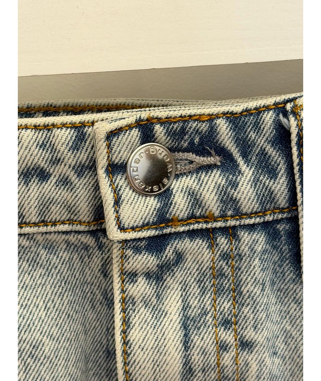 ALEXANDER WANG Синие деним шорты, фото 2