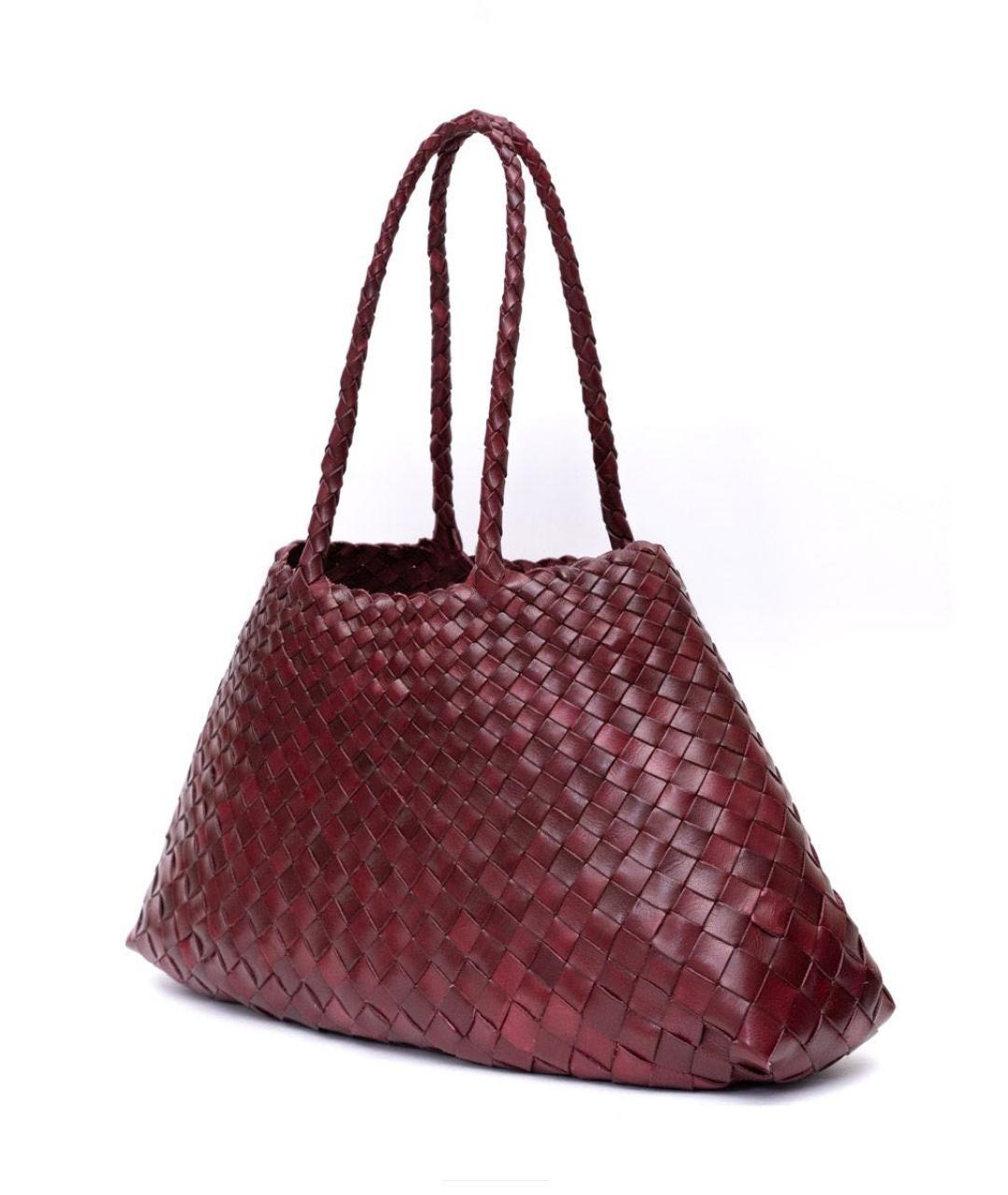 Dragon Diffusion Бордовая кожаная сумка через плечо, фото 2