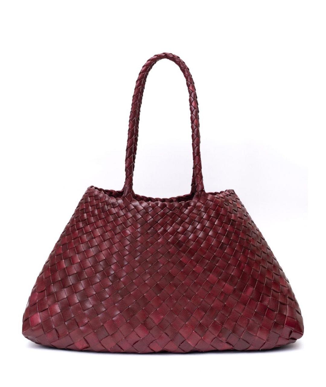 Dragon Diffusion Бордовая кожаная сумка через плечо, фото 3