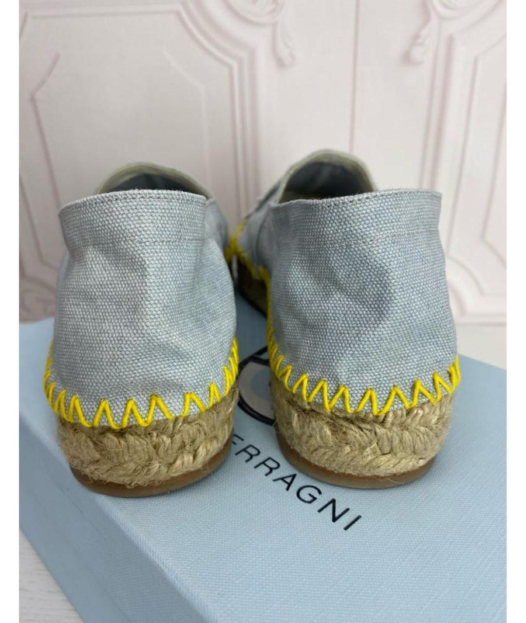 CHIARA FERRAGNI Голубые эспадрильи, фото 4