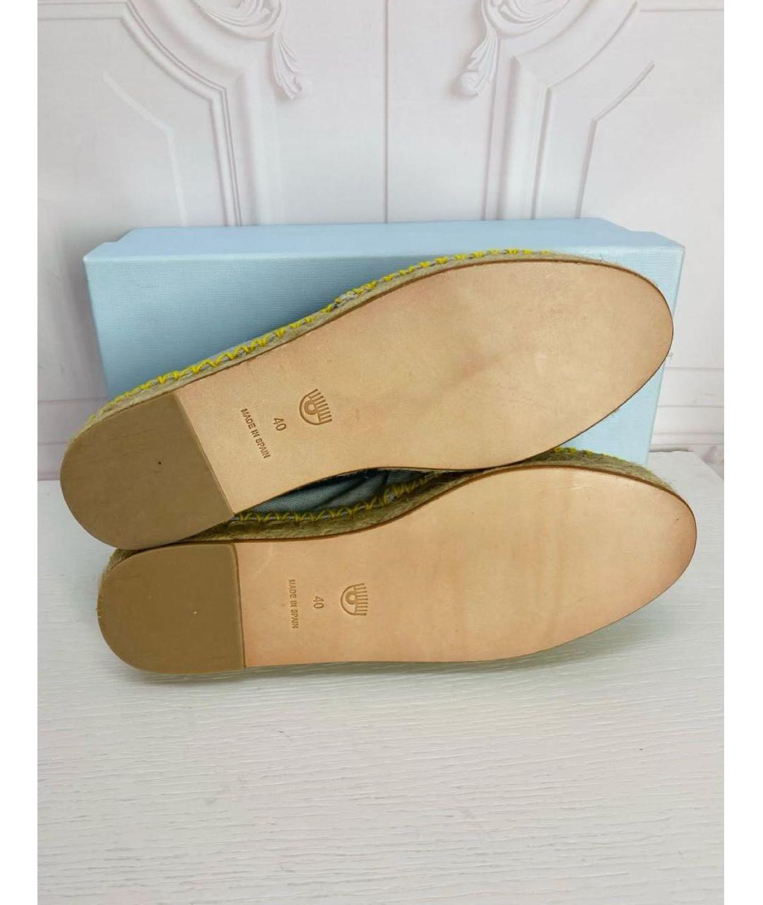 CHIARA FERRAGNI Голубые эспадрильи, фото 6