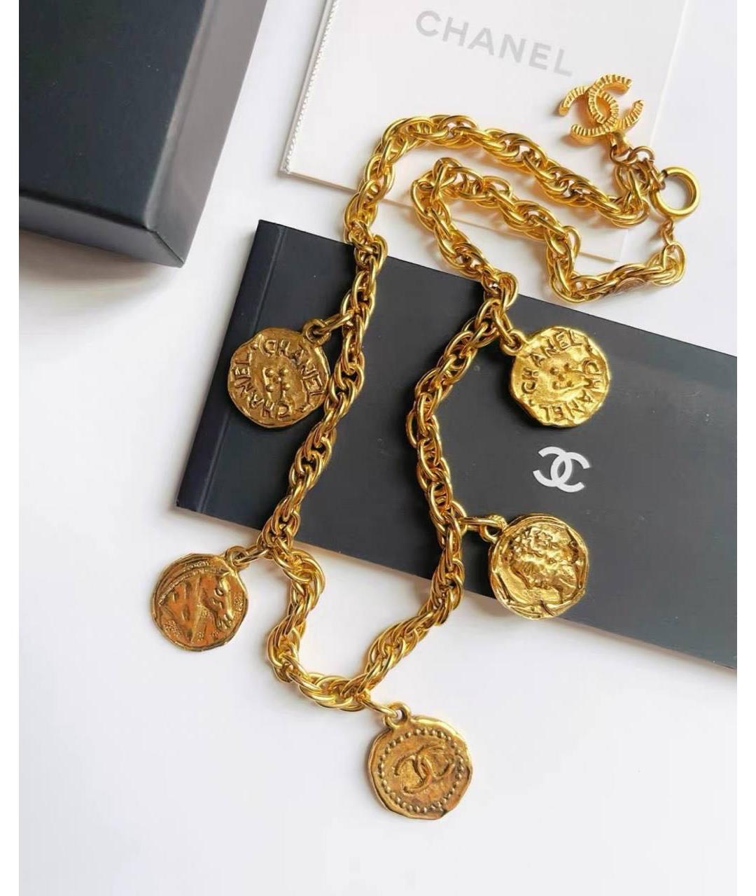 CHANEL Золотая подвеска, фото 3