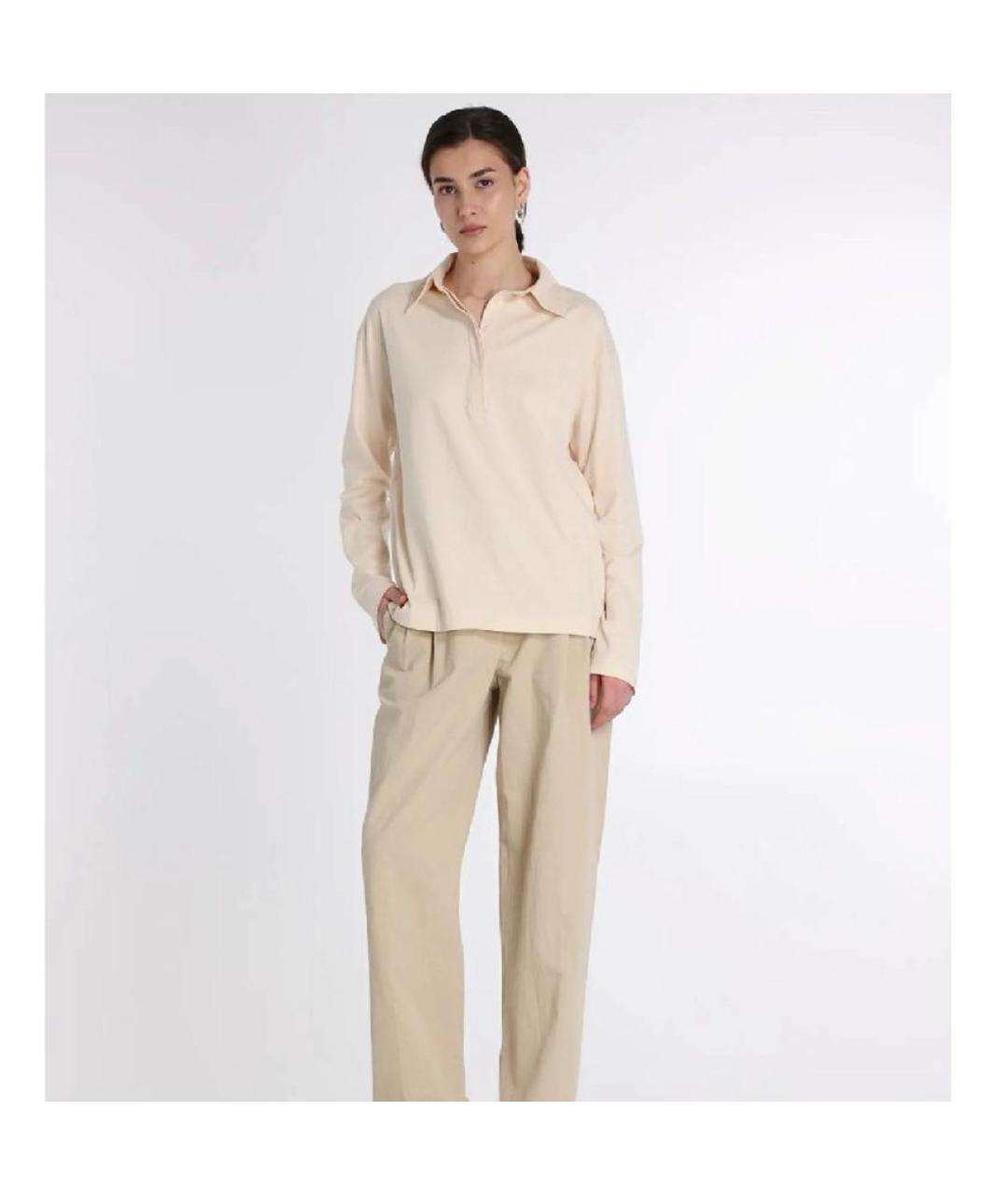 THE ROW Коралловый хлопковый джемпер / свитер, фото 6