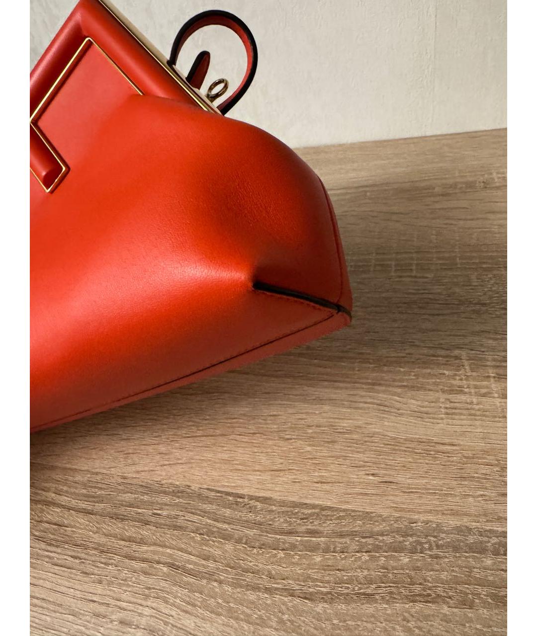 FENDI Кожаная сумка через плечо, фото 4