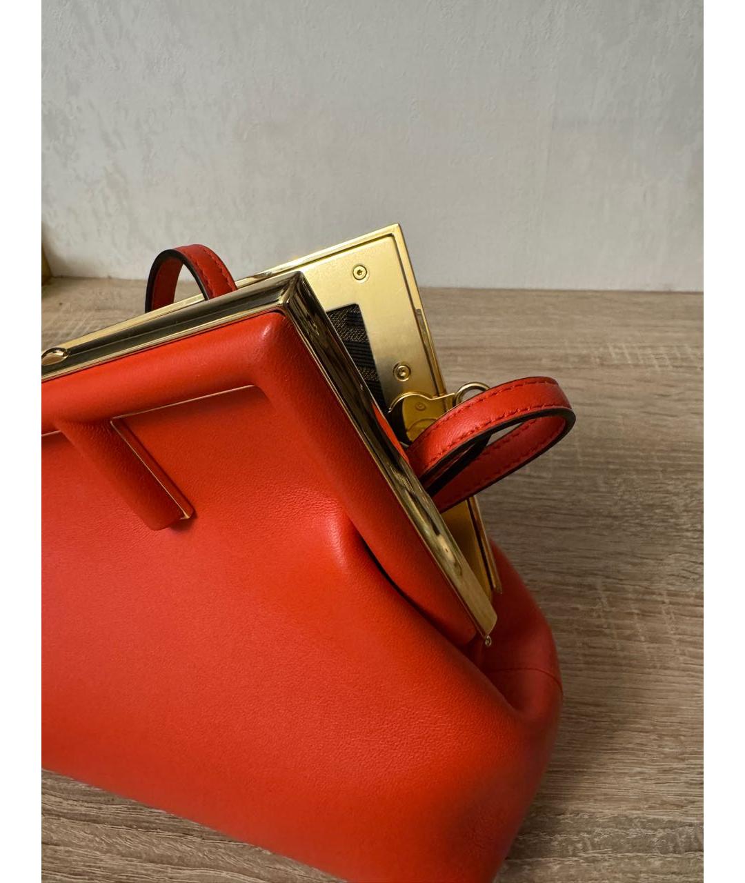 FENDI Кожаная сумка через плечо, фото 3