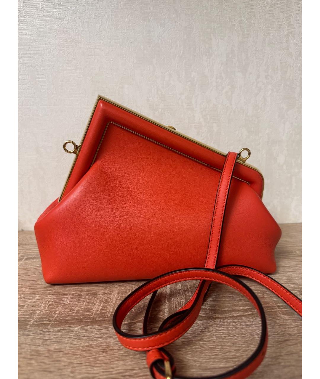 FENDI Кожаная сумка через плечо, фото 2