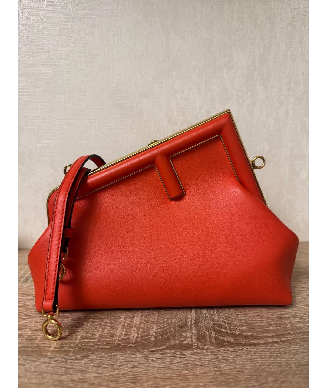 FENDI Кожаная сумка через плечо, фото 9