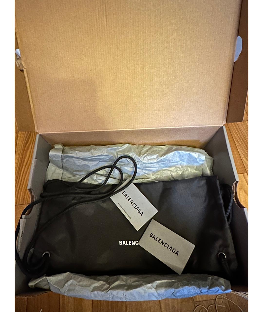 BALENCIAGA Голубые текстильные кроссовки, фото 8