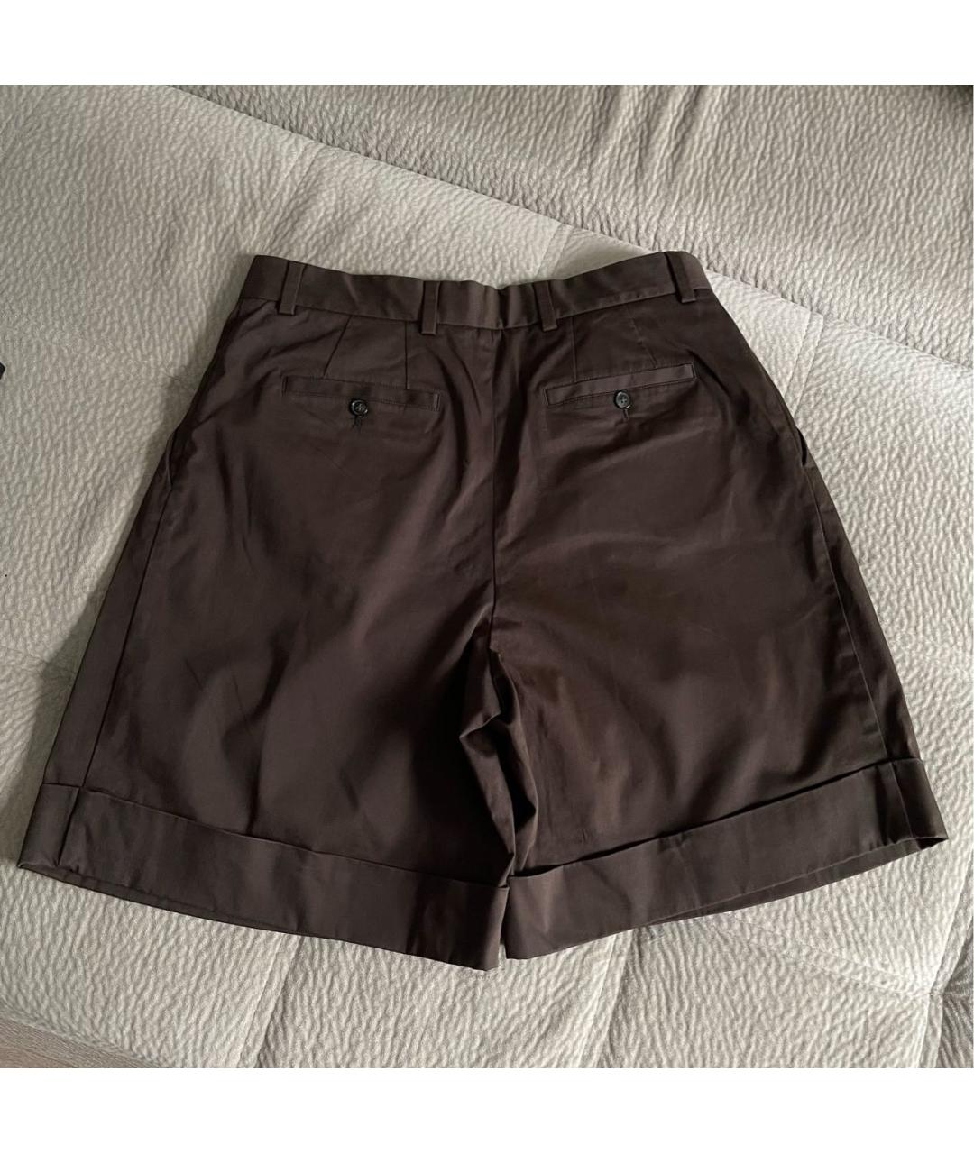 12 STOREEZ Коричневые хлопковые шорты, фото 2