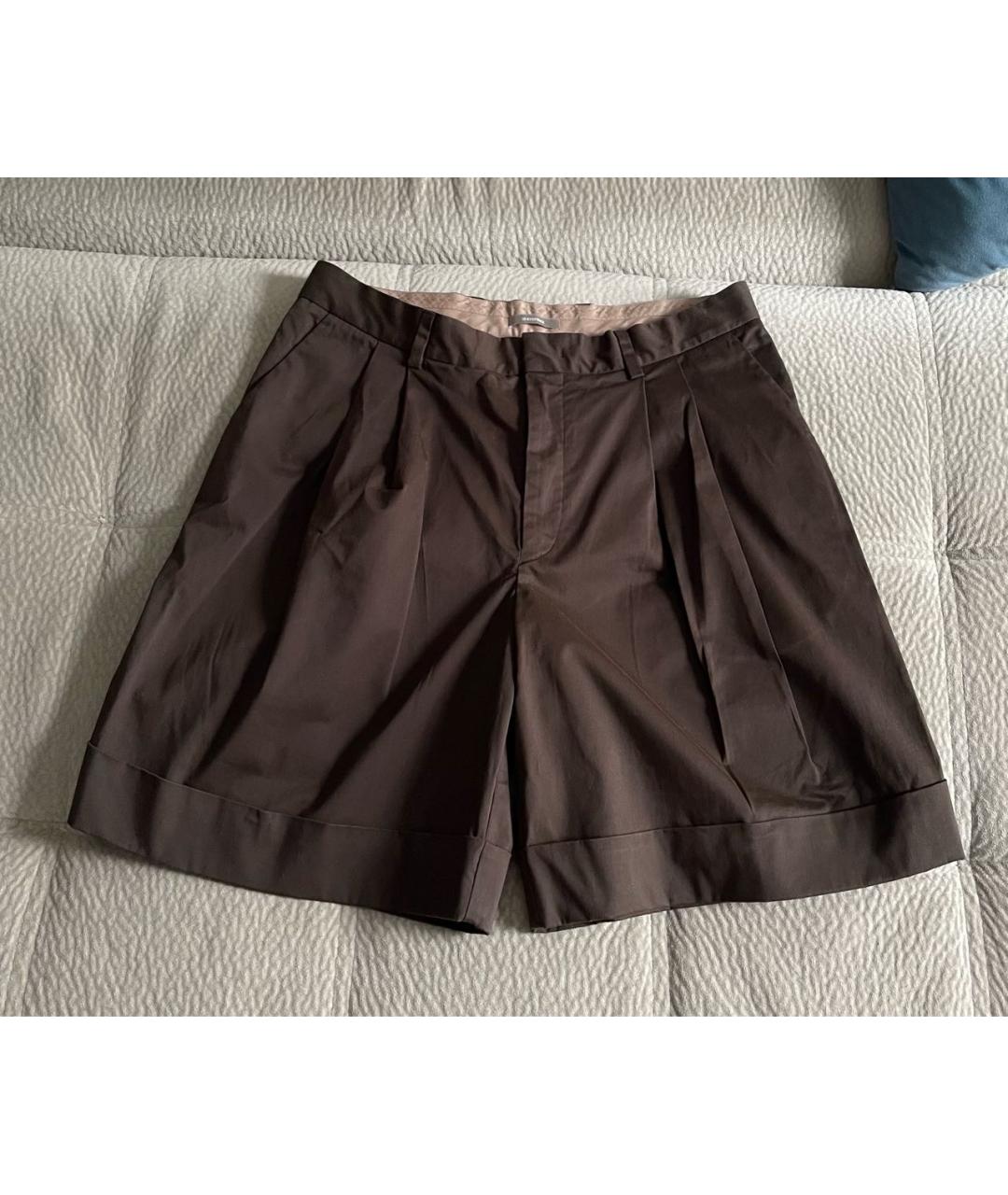 12 STOREEZ Коричневые хлопковые шорты, фото 8