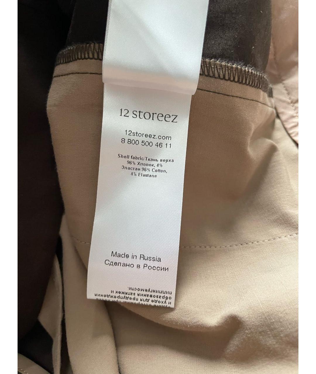 12 STOREEZ Коричневые хлопковые шорты, фото 7