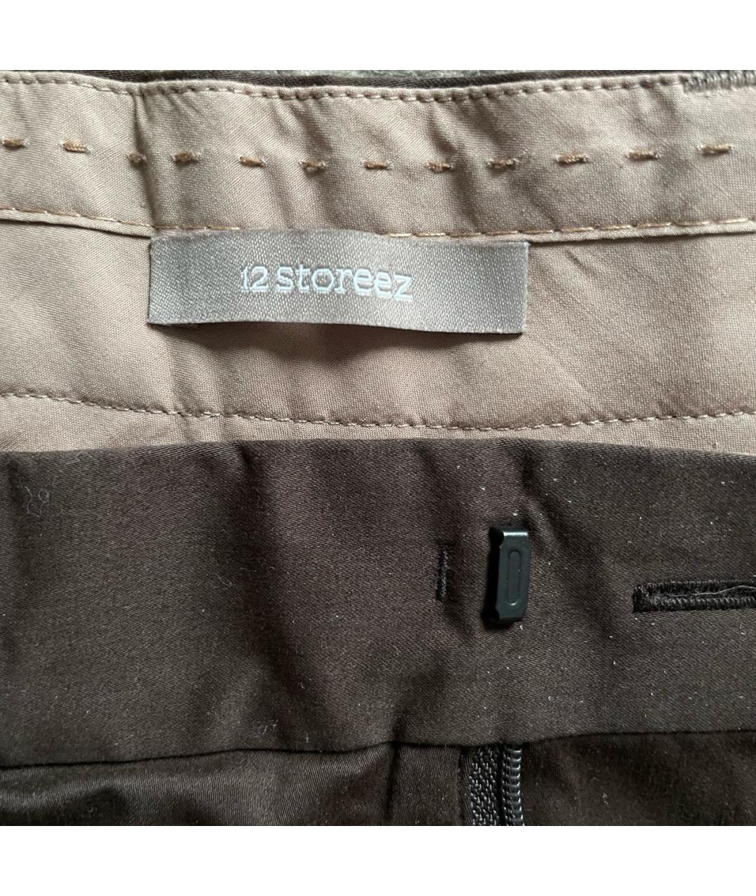 12 STOREEZ Коричневые хлопковые шорты, фото 5