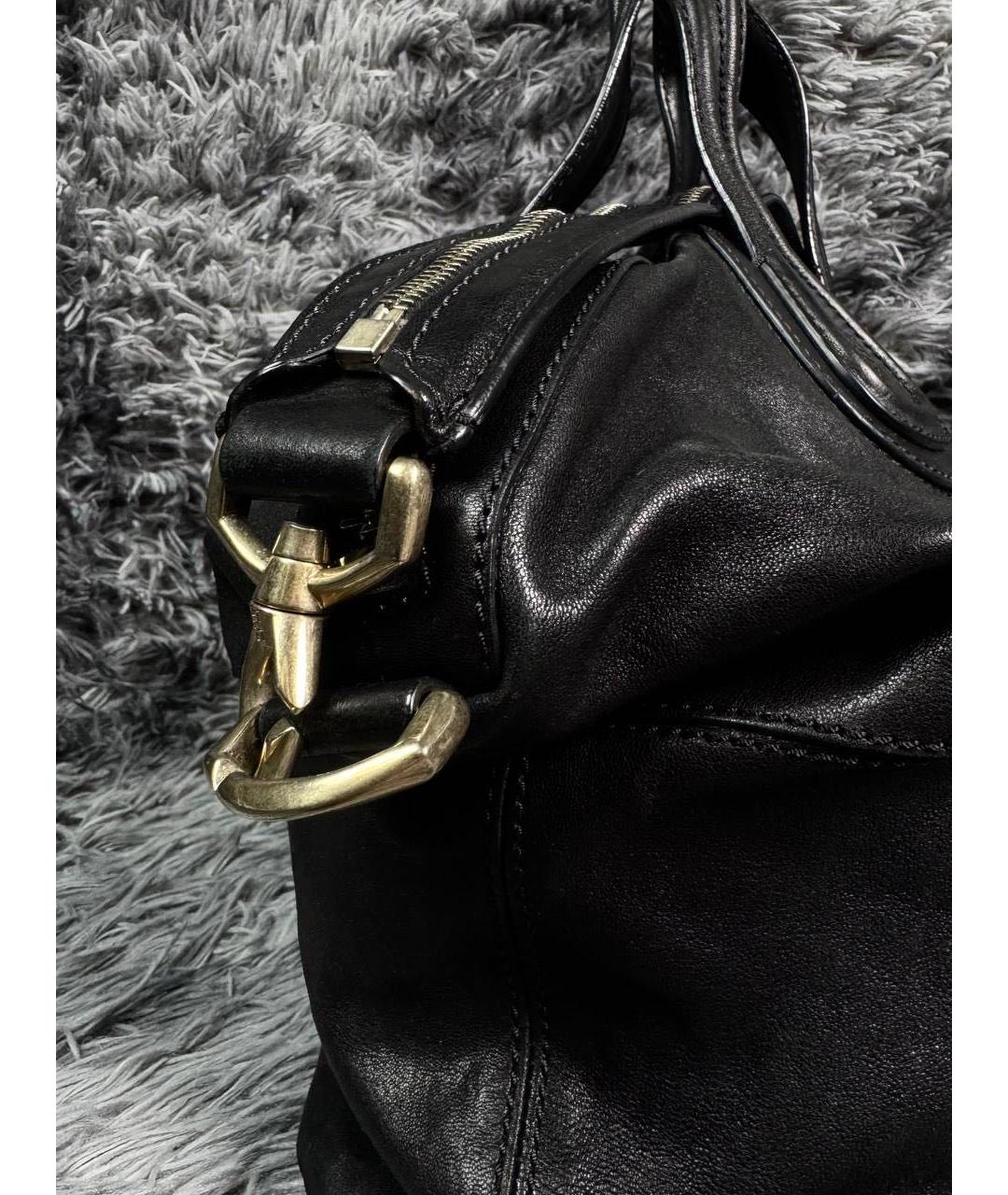 GIVENCHY Черная кожаная сумка с короткими ручками, фото 3