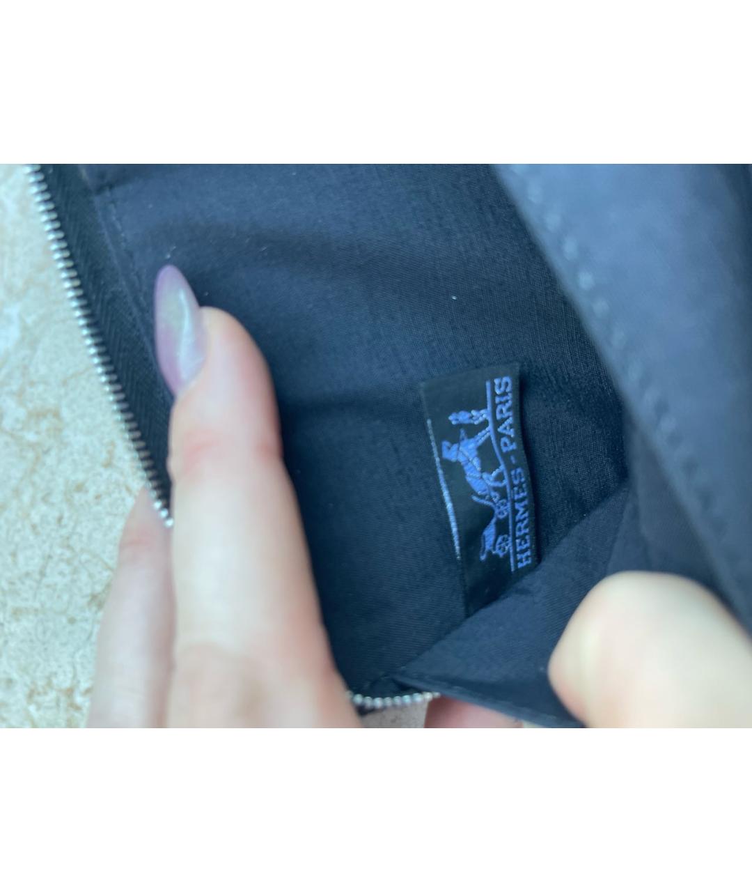 HERMES Серый кошелек, фото 2